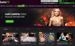 Betson Canli Casino Oyunlari Nelerdir